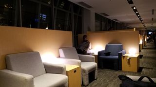 シャワーを除けば快適なラウンジです