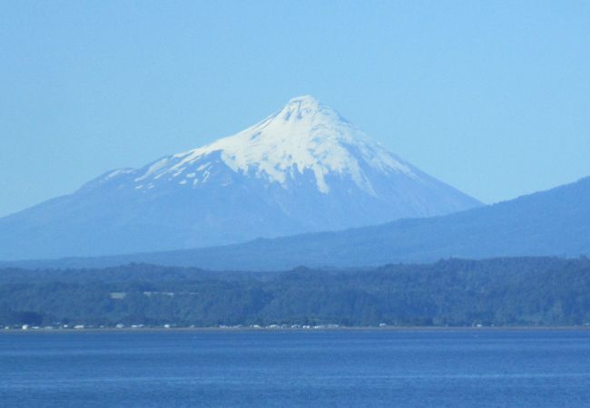 別名「チリ富士」と呼ばれるオソルノ山です。