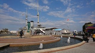戦艦三笠のある公園