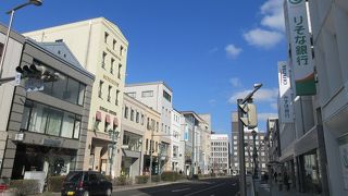 松本の商業街。