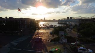 夕陽が綺麗な散歩コース