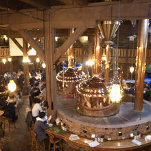 出来立てビールが味わえます