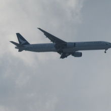 飛来機の様子３（CX便）