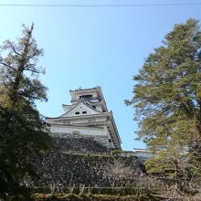 聳え立つ天守閣