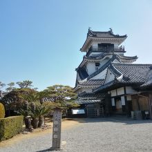 天守閣に上がる入口