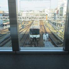 電車が来ました！