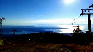 キャピラノ吊り橋から一足伸ばすにはちょうどいいロケーションのグラウスマウンテン