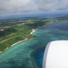 宮古島が見えてきた