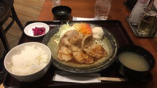 生姜焼き定食！