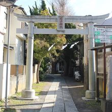 蛭子神社入口の鳥居