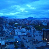 日の出前 客室からの眺め