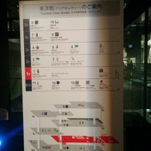 東京国立博物館東洋館の館内図