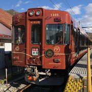 快速電車なので気軽に