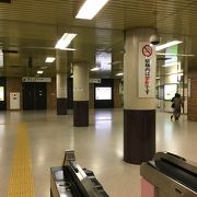 新さっぽろから、 大通駅方面へ２つ目の駅。