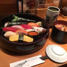 本日のにぎり1.5人前