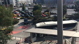 いつも利用する八重洲口バスターミナル