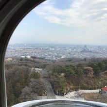 胎内からの窓からの眺望です。