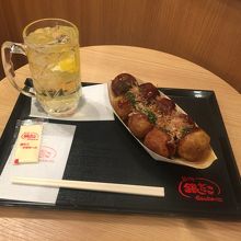 たこ焼きとハイボール