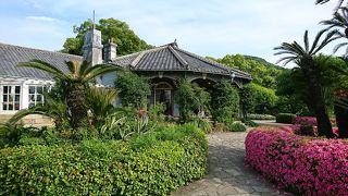 庭園からの景色もいい！