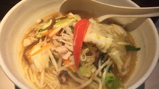 三拍子揃ったタンメン