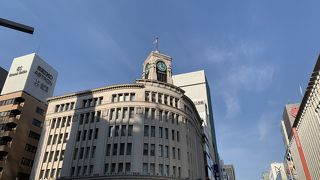 営業時間の毎時鐘が鳴ります