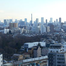新宿方向の眺望は良い