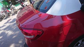 初日だけ流しのタクシーを利用しました