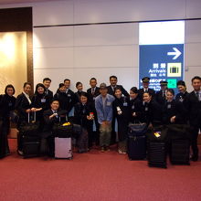 帰りのフライトでお世話になったＣＡさん。良かったです！