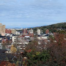 眺望台から望む金沢市内
