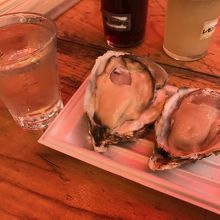 日本酒＆生カキ！