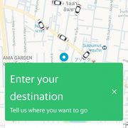 Grabは安心です。