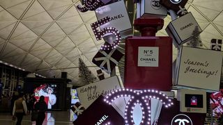 クリスマスのディスプレイ