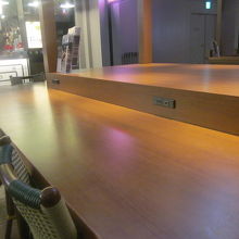 こんな電源席が並んでいました