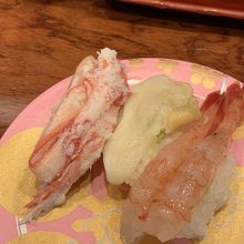 カニもエビも甘い