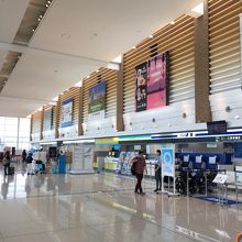 空港内の様子