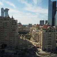 部屋からの景色。ブルジュカリファが見えない方向です(>_<)