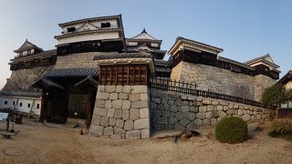 日本では珍しい都市部の山城