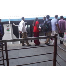 フォートコーチンのフェリー乗り場です