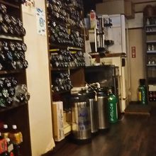 ボトルがズラリ