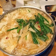 もつ鍋(醤油)
