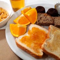 無料朝食はこんな感じ