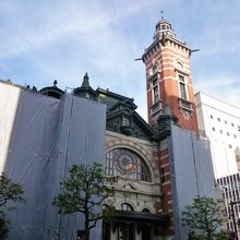 参考) 開港記念会館は工事中