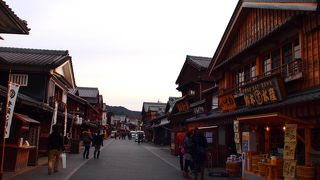 夕方は空いていました