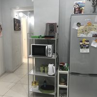 共用スペースの冷蔵庫、電子レンジ、コーヒーメーカー