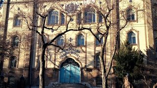 青いジョルナイタイルの屋根を見に行きました