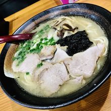卵入りラーメン！