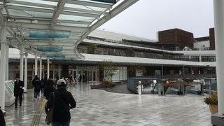 今日は雨天のため人もまばらでした。