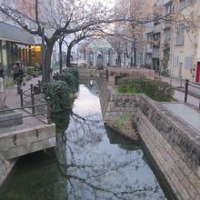 はりまや橋公園の様子