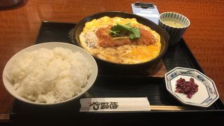 チキンカツ煮土鍋和風だし仕立て！