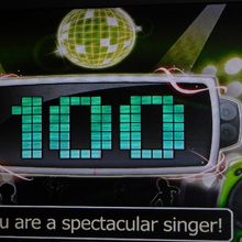 このカラオケ店は、ほんとによく100点が出ます＾＾